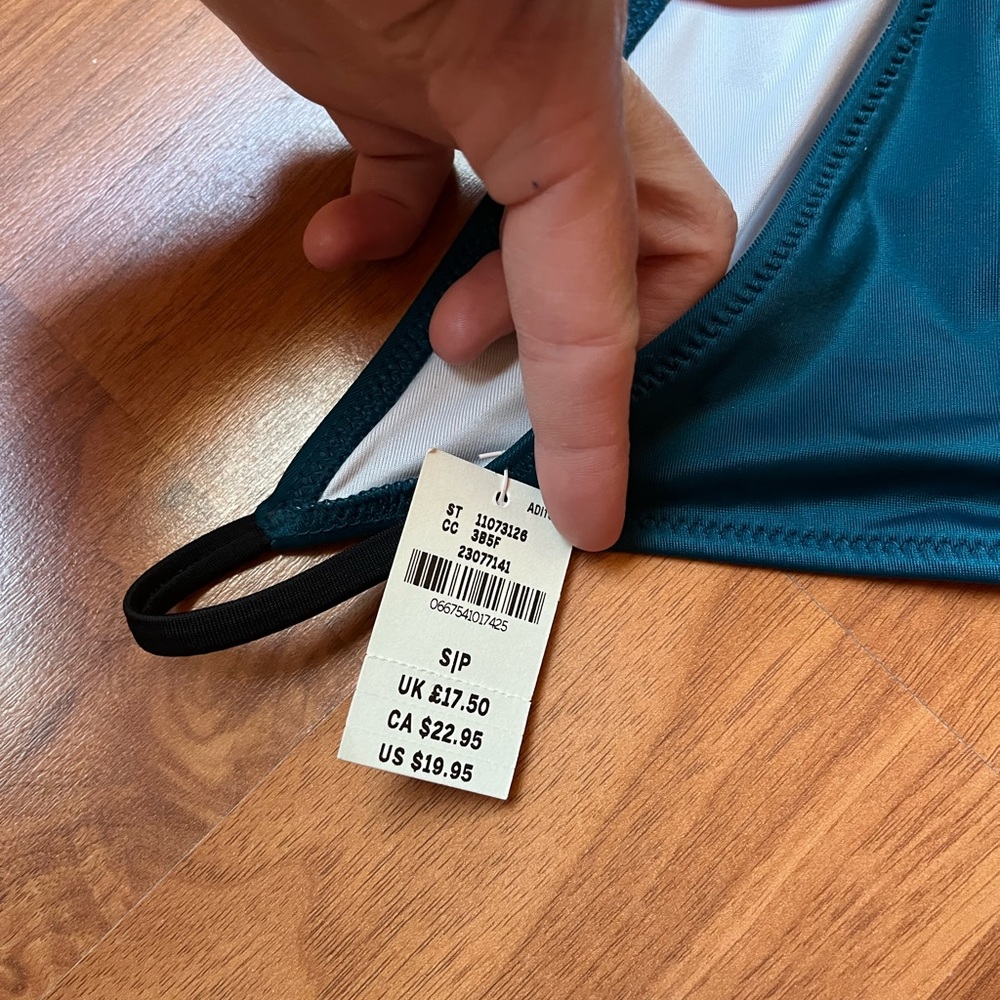NWT PINK VS teal bikini bottoms - Picture 2 of 4